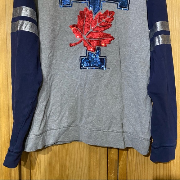 ๐PINK Victoria Secret, Size Large, Toronto Maple Leafs, Sweatshirt - Picture 3 of 7